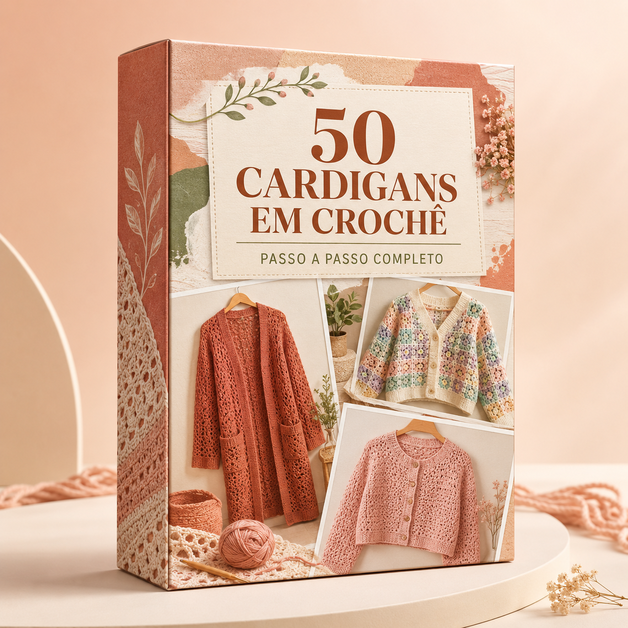 50 Cardigans em Crochê