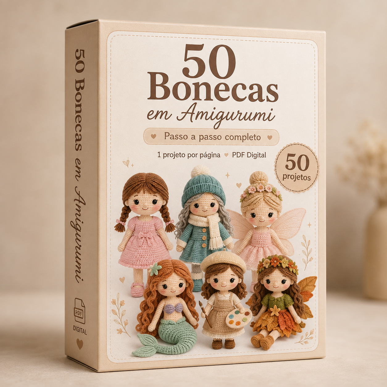 50 Bonecas em Amigurumi