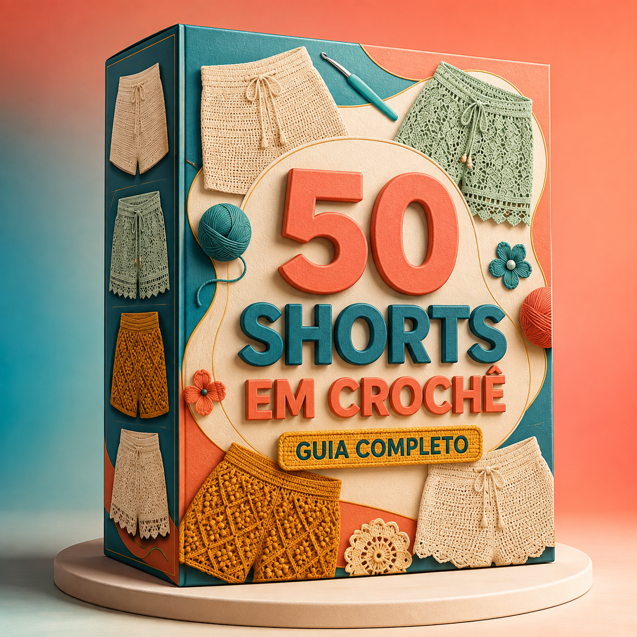 50 Shorts em Crochê