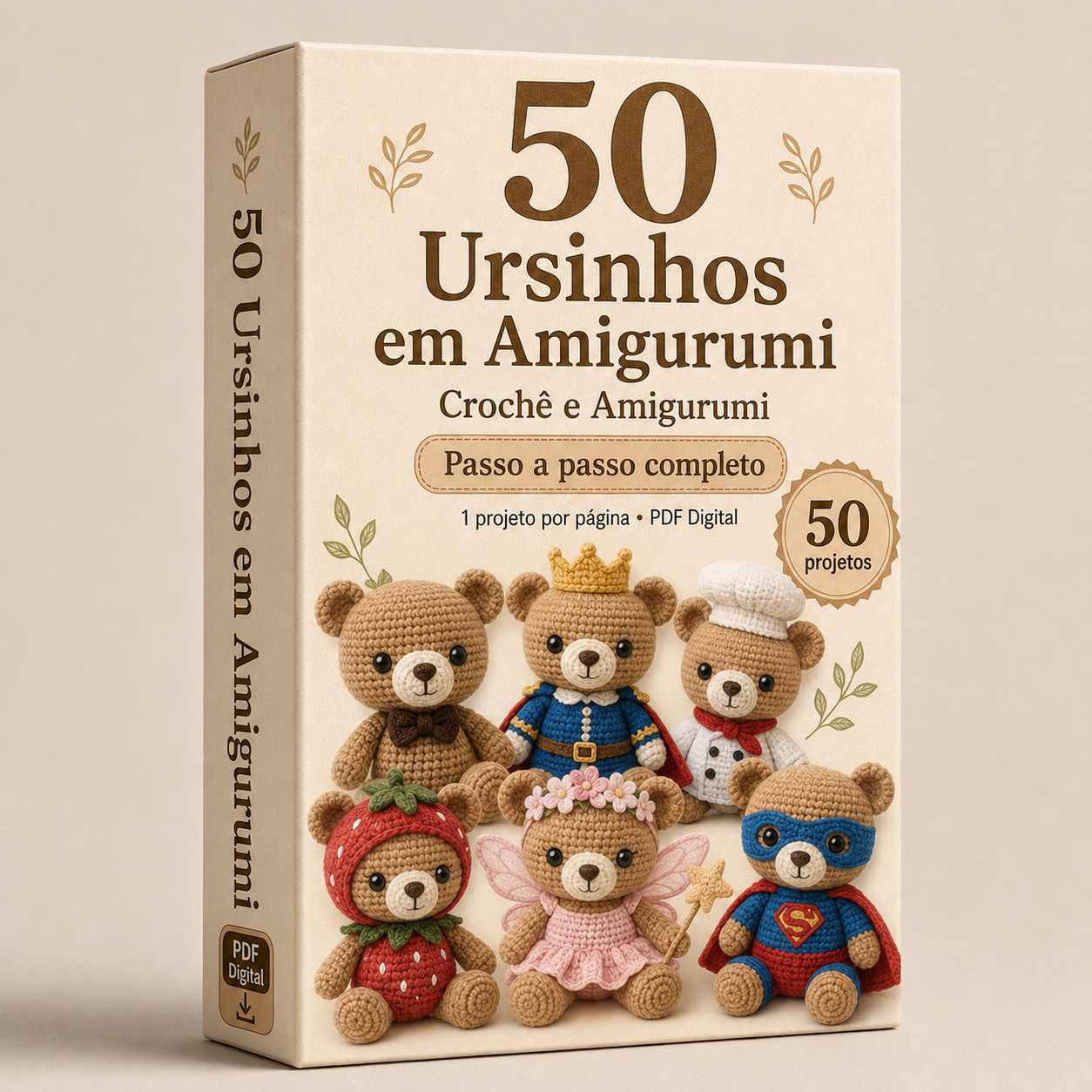 50 Ursinhos em Amigurumi