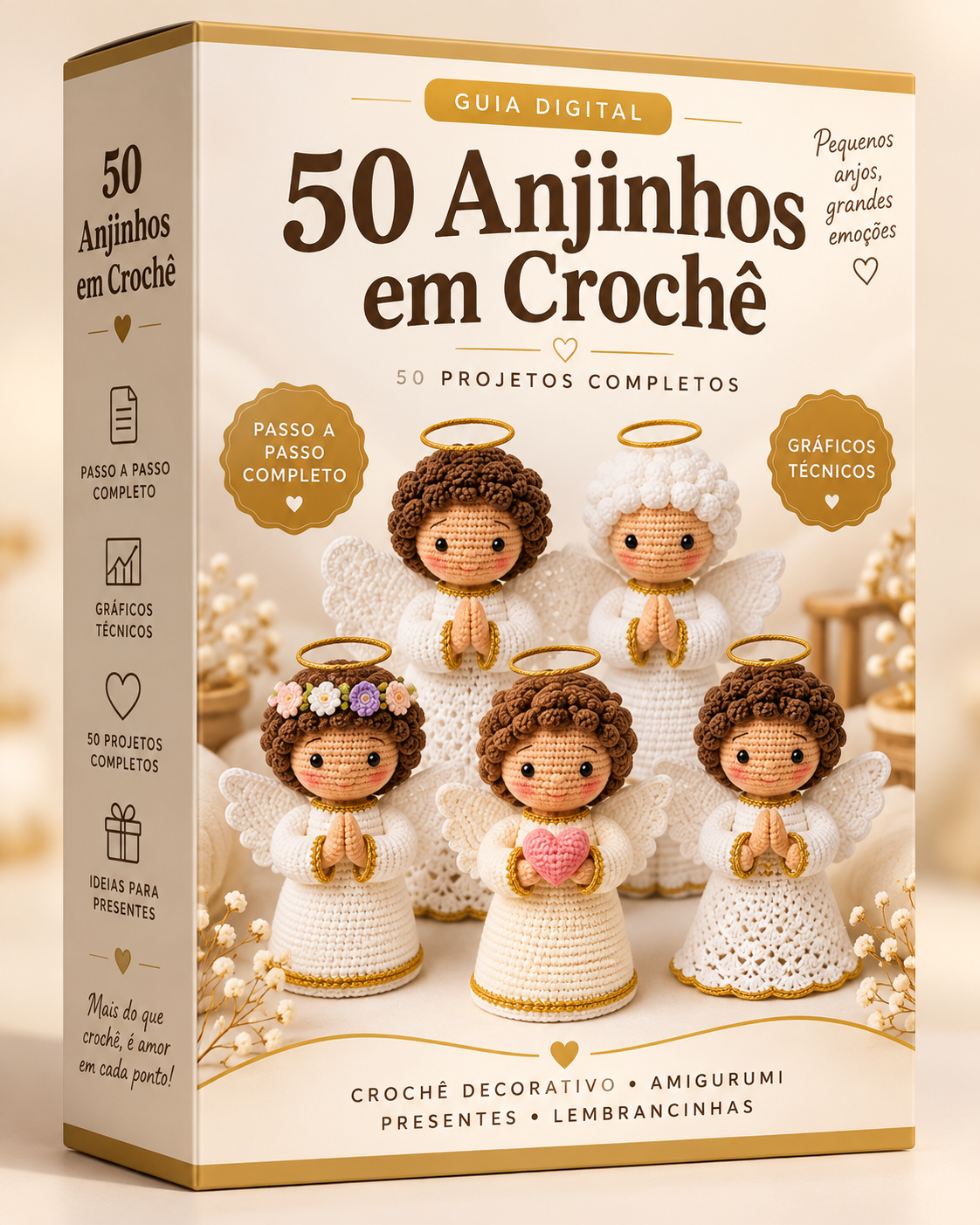 50 Anjinhos em Crochê