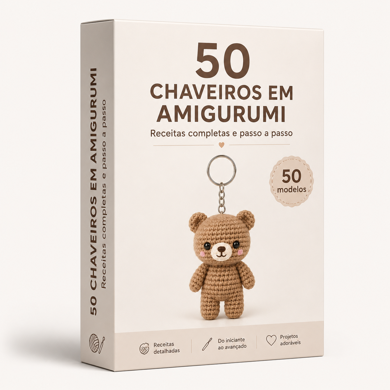 50 Chaveiros em Amigurumi