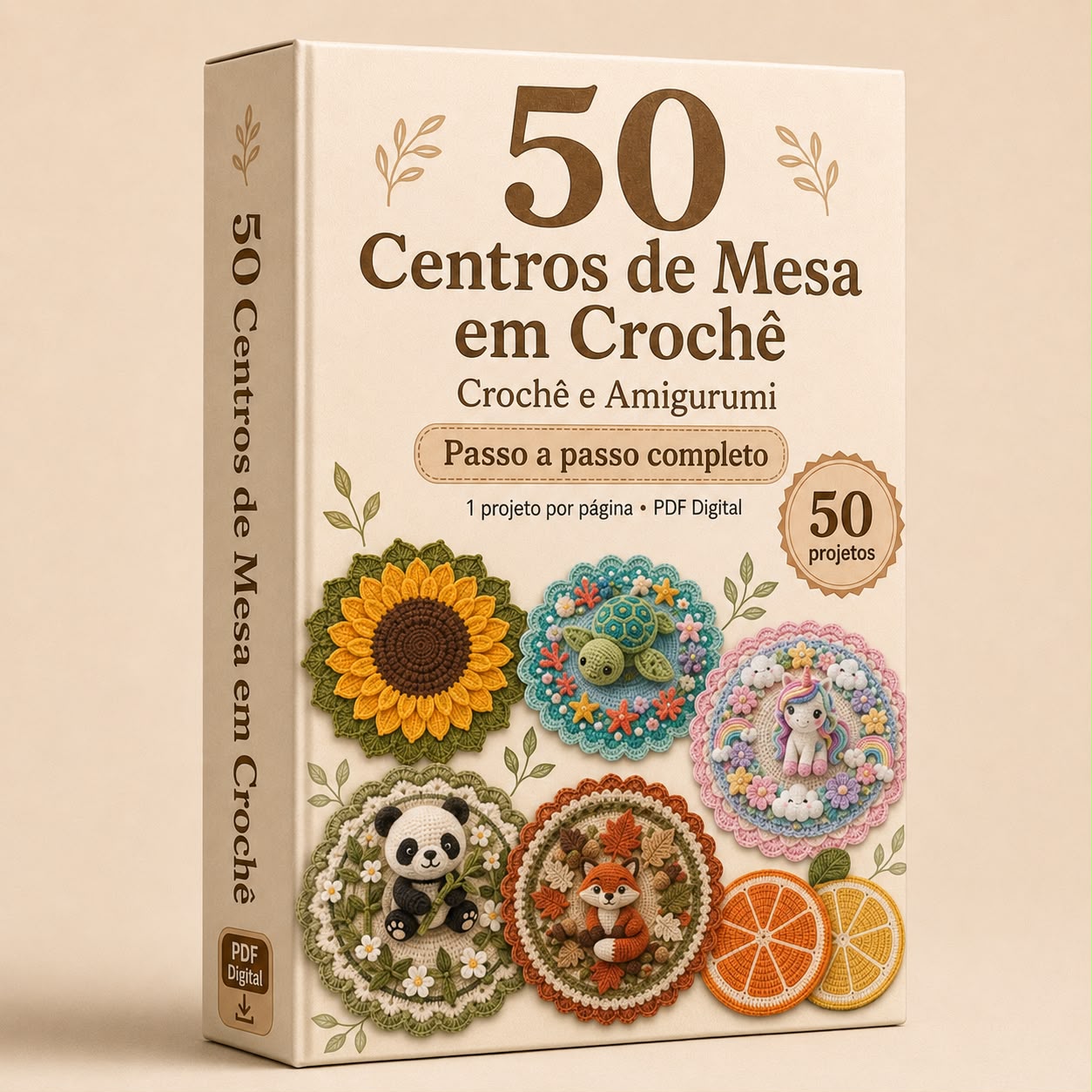 50 Centros de Mesa em Crochê