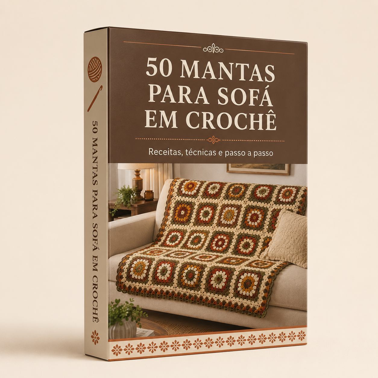 50 Mantas para Sofá em Crochê