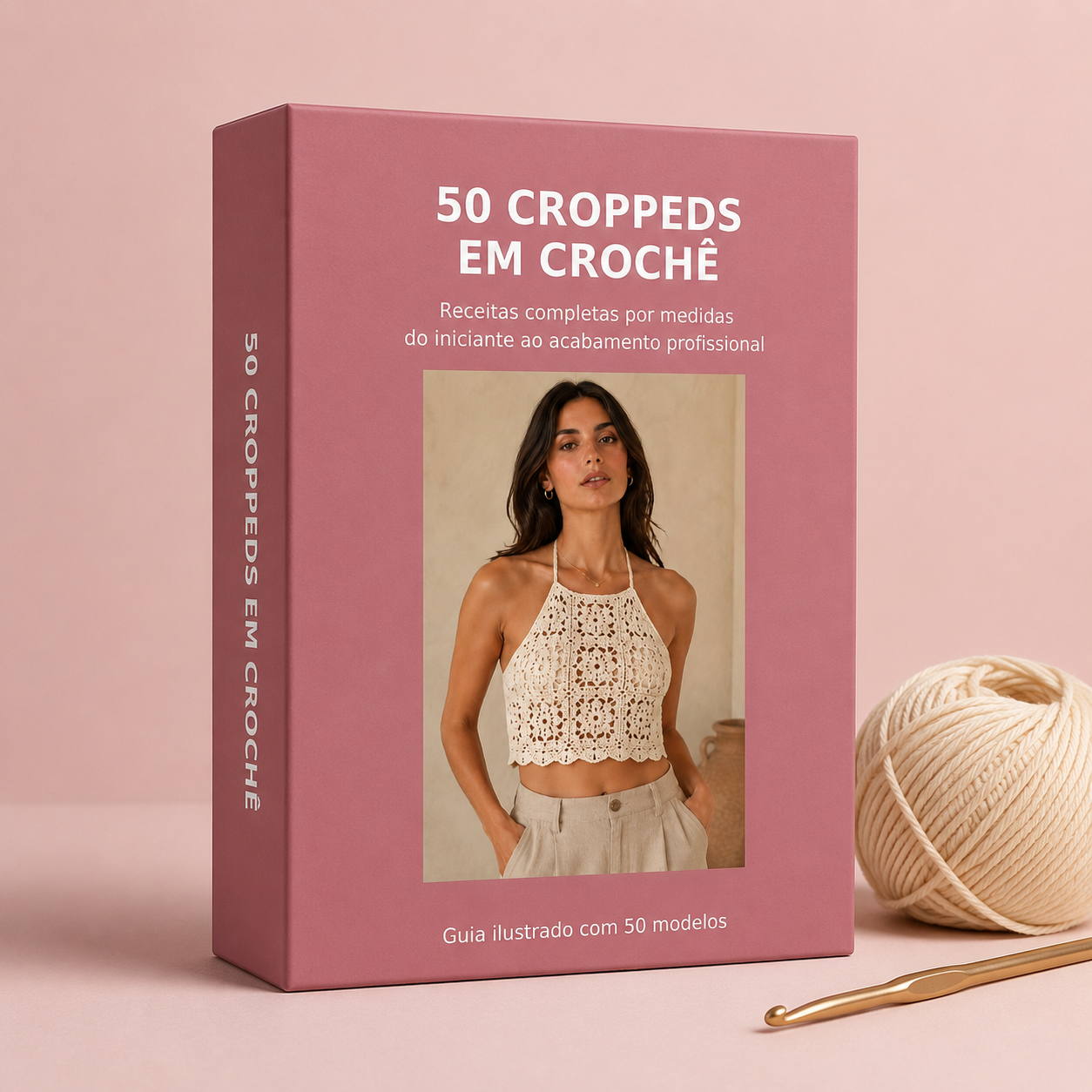 50 Croppeds em Crochê