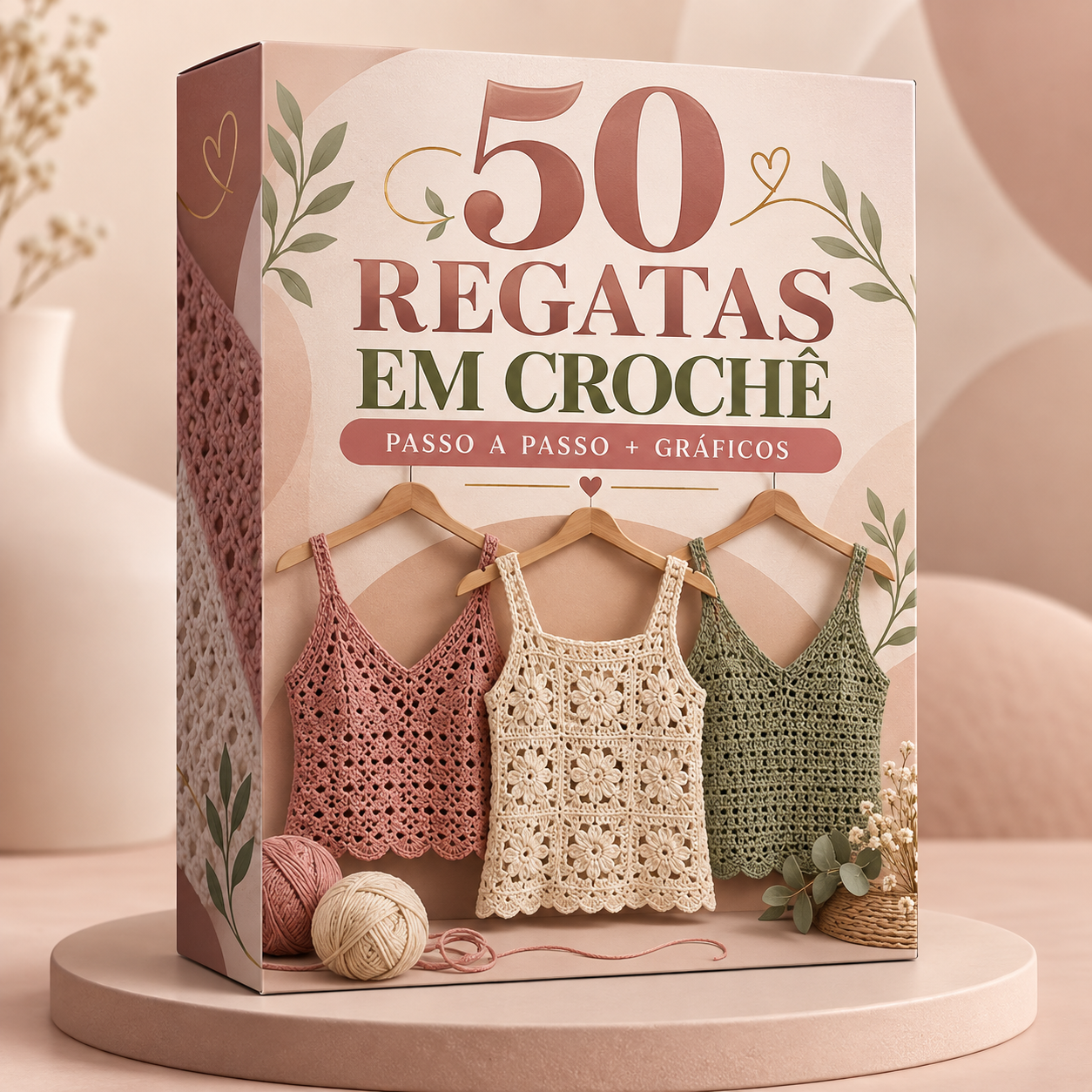 50 Regatas em Crochê