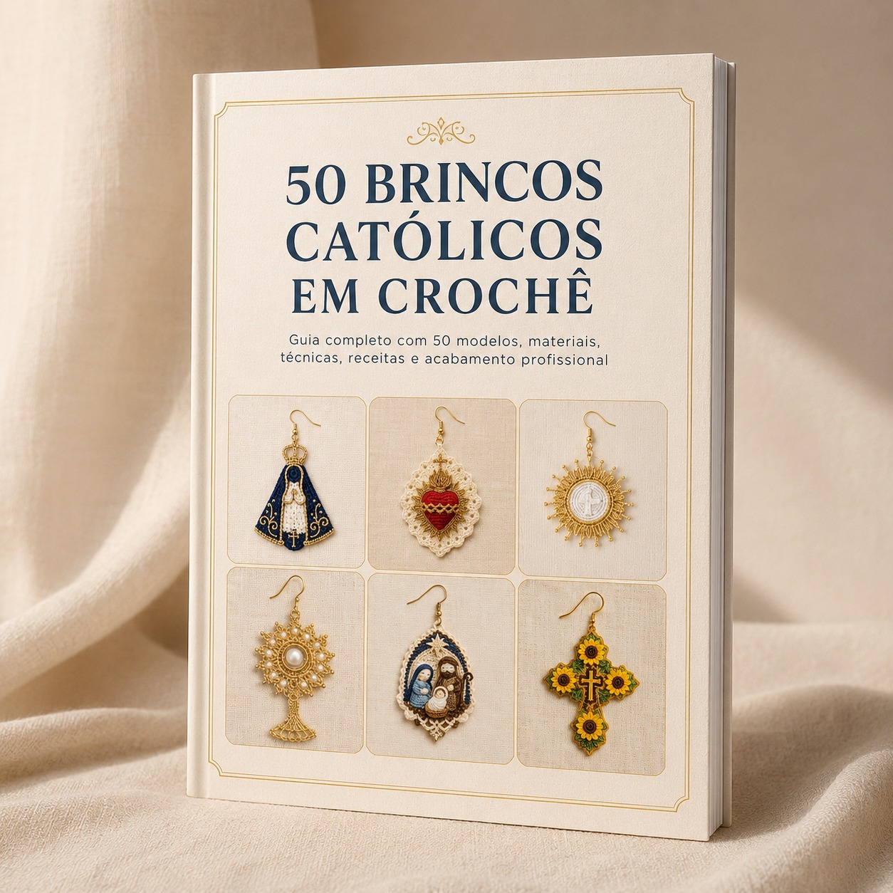 50 Brincos Católicos em Crochê