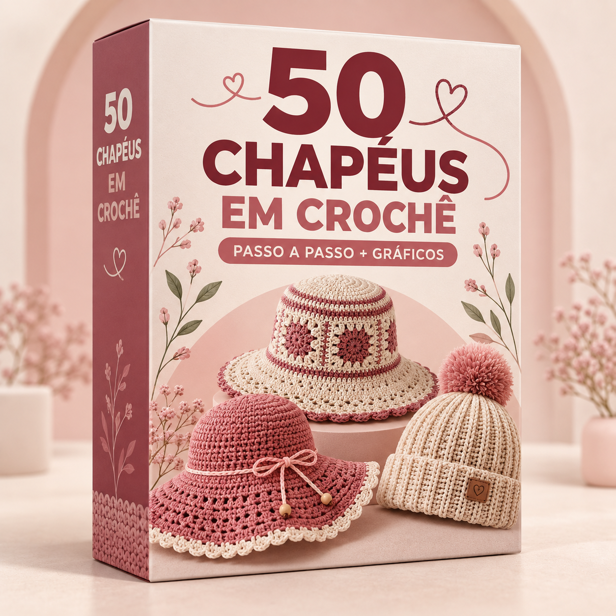 50 Chapéus em Crochê