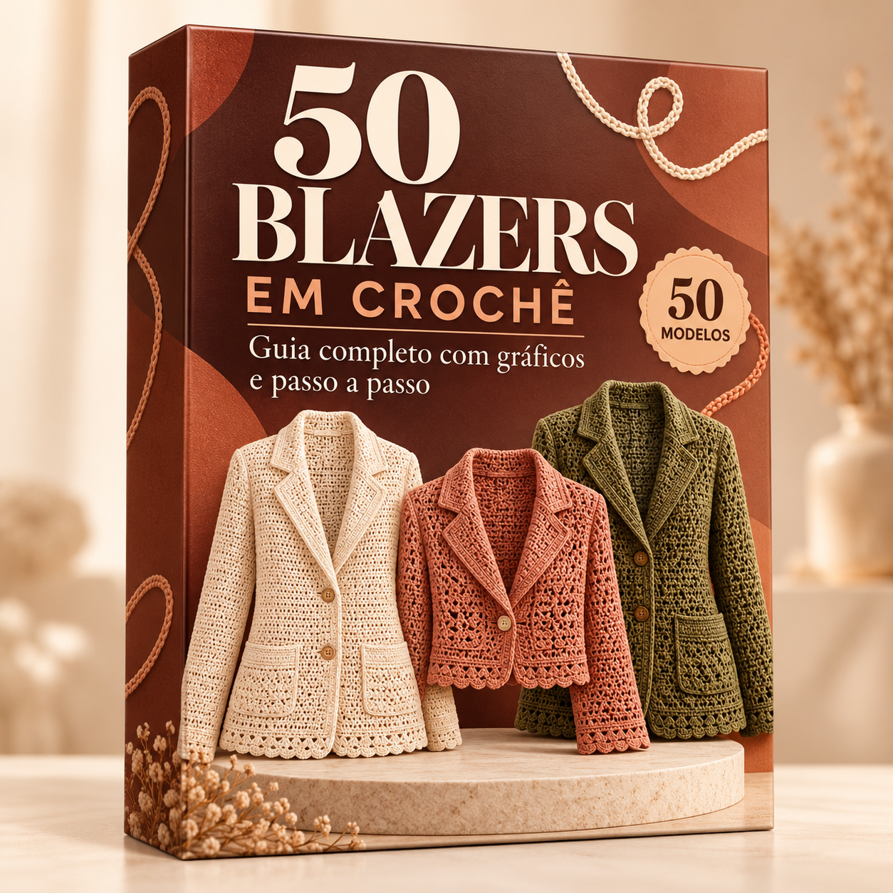 50 Blazers em Crochê