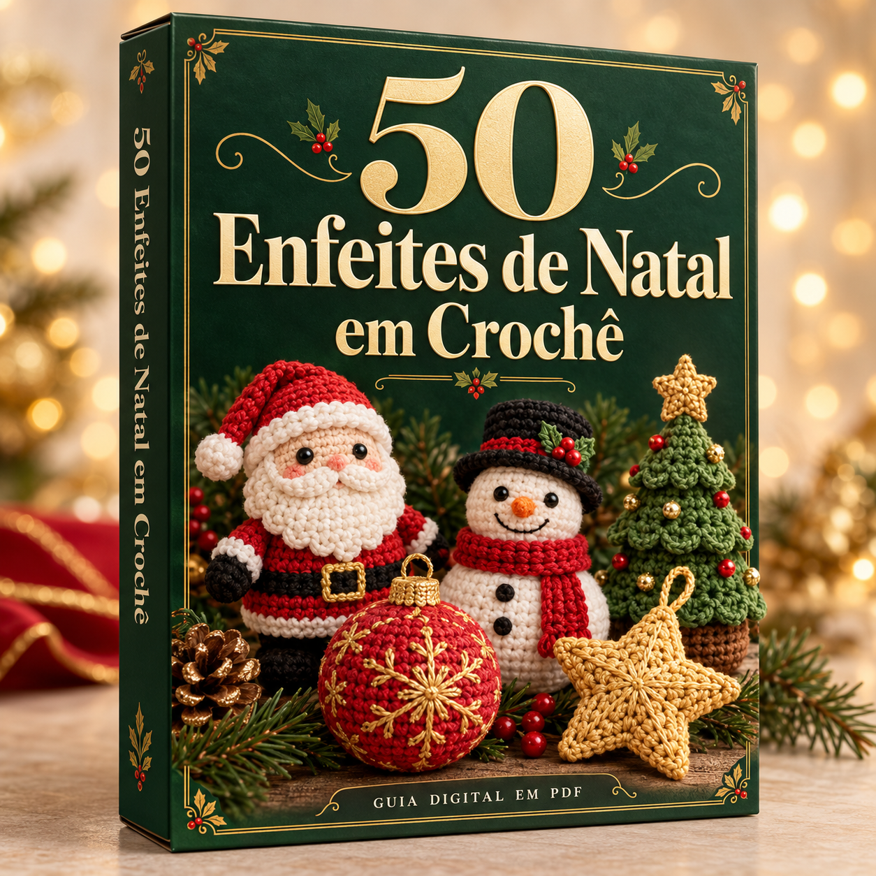 50 Enfeites de Natal em Crochê